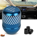 Netted Style 6-Speed Shift Knob for Universal Fit (42mm, Baby Blue)