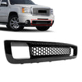 Bottom Lower Bumper Mesh Grille for Sierra 1500 Denali (2007–2013) Gloss Black