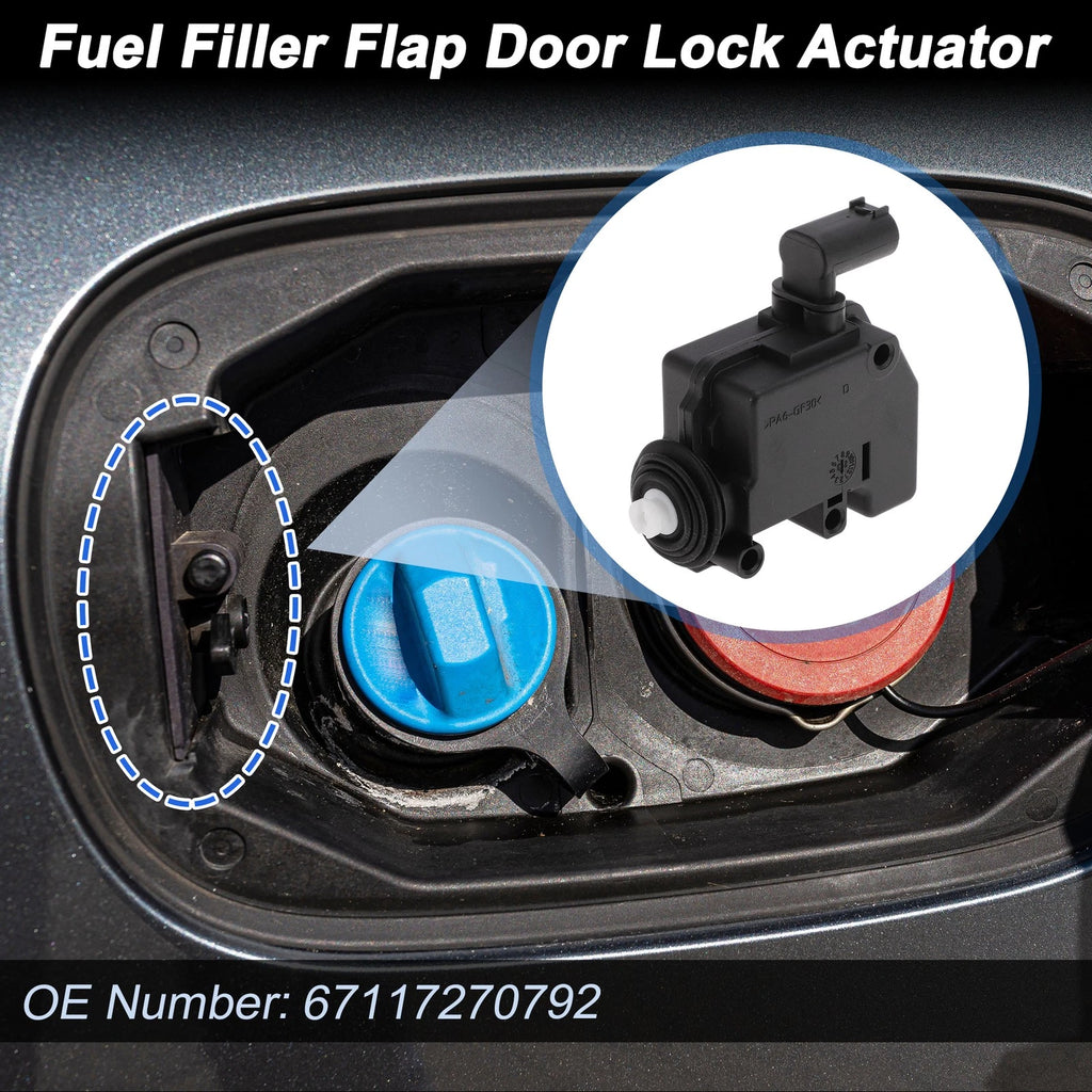 Fuel Filler Flap Door Latch Lock Actuator Motor for BMW X5 (2014–2018) 67117270792