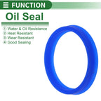 Set of 5 Oil Seal Rotary Shaft Seal 45x52x8mm for Various Models 