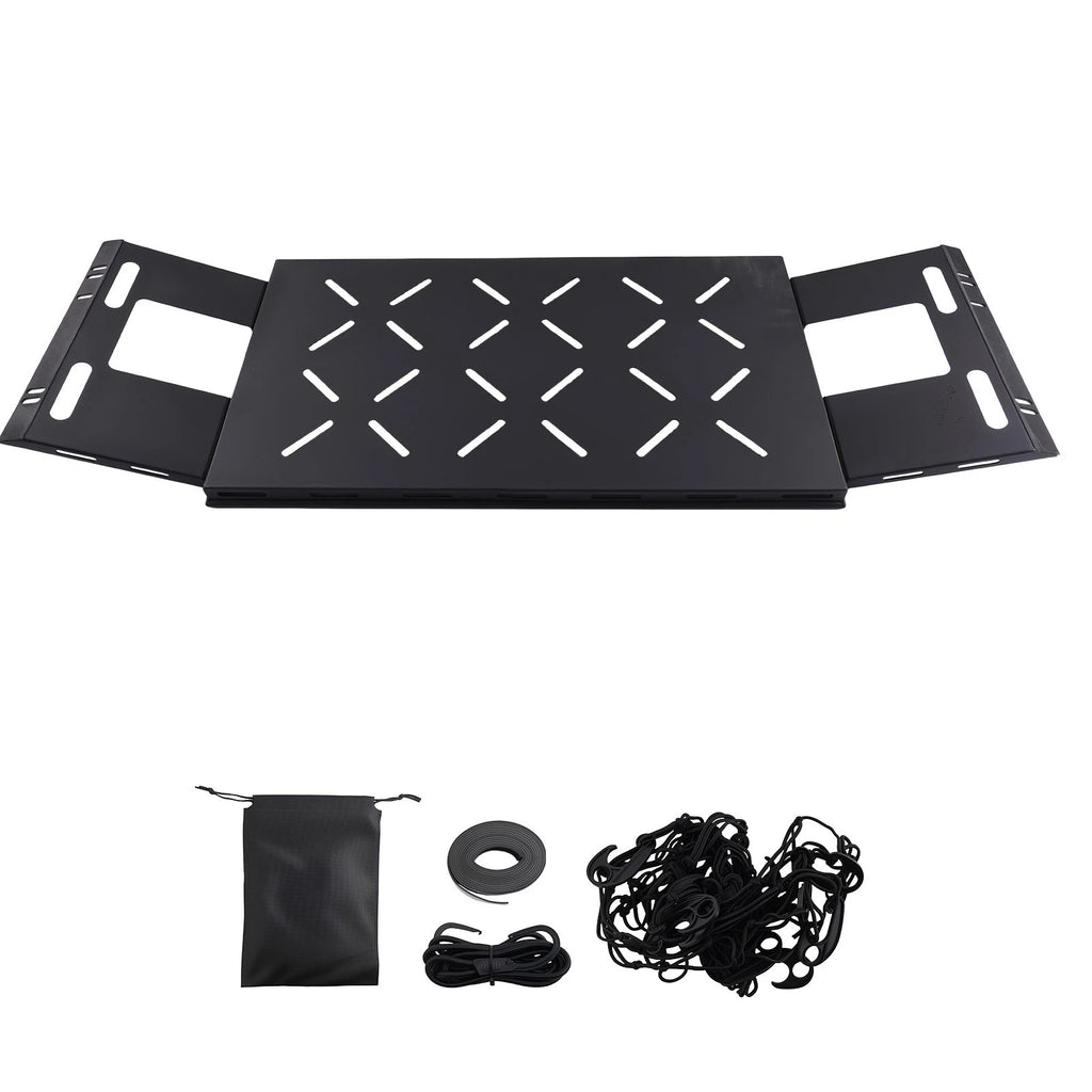 Black Cargo Rack for Jeep Wrangler JK JL (2007–2026) 4-Door Unlimited 300lbs