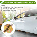 1 Pc Ignition Knock Detonation Sensor No.10456208 for Buick Century (1987–1989, 1994–1995)