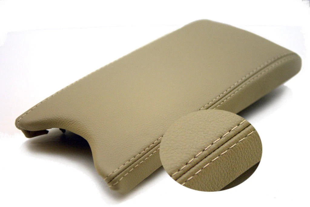 Leather Synthetic Console Armrest Cover for Toyota Prius (2010–2015) Beige