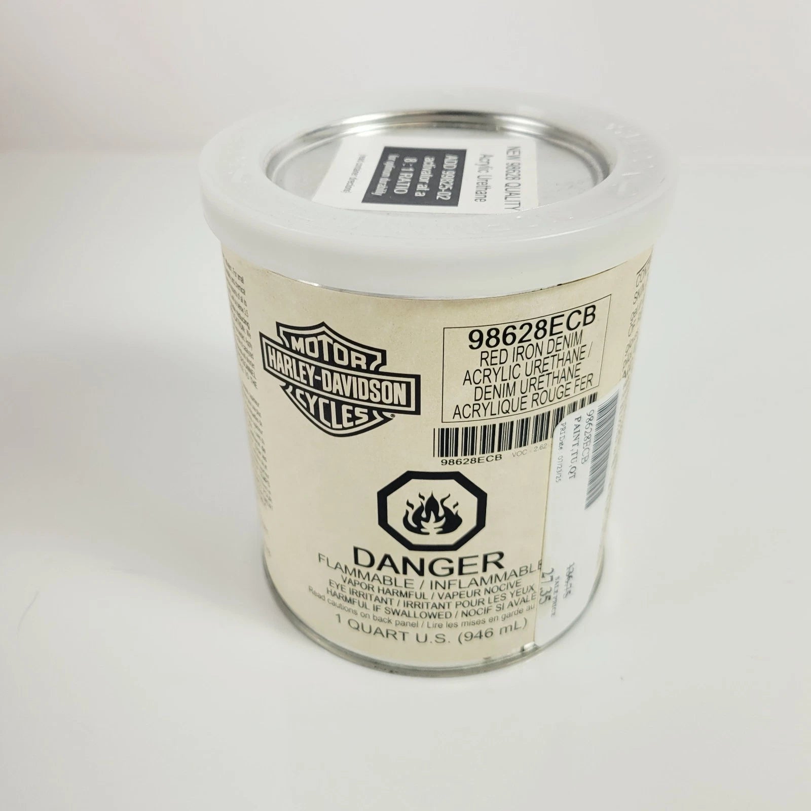 OEM Paint 98628ECB for Harley Davidson (1QT Red Iron Denim)