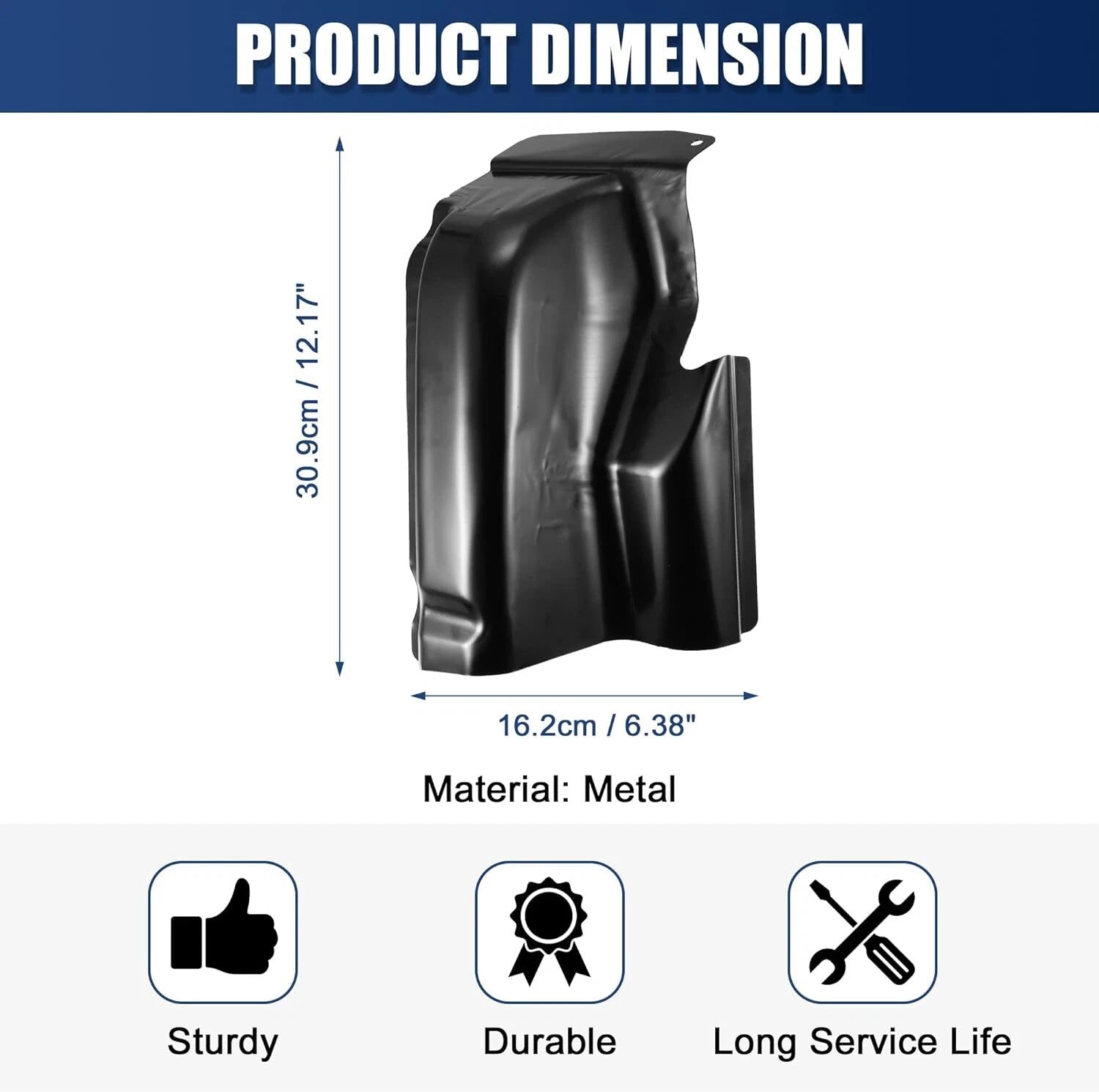 Pair of Steel Cab Corners for Ford F-150 4 Door Crew Cab (2009–2014)