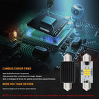 4X LED Interior License Lights for (6413, 6429)