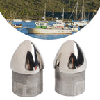 2pcs Stainless Steel Marine Pipe Valve for Boat Setup (22mm, 25mm)