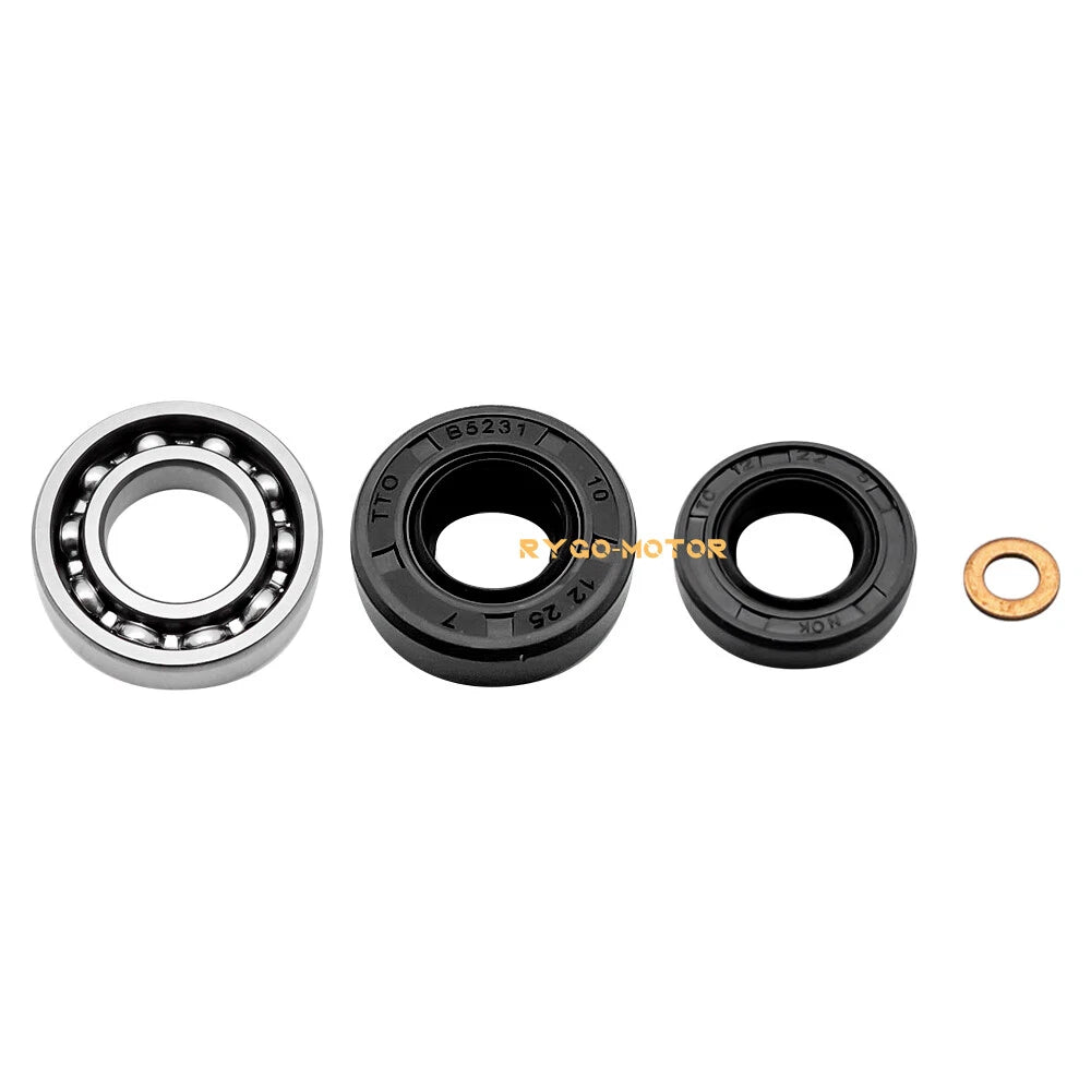 Water Pump Rebuild Kit Bearings Seals Gasket for Honda CR125 CR125R (1990–2004)