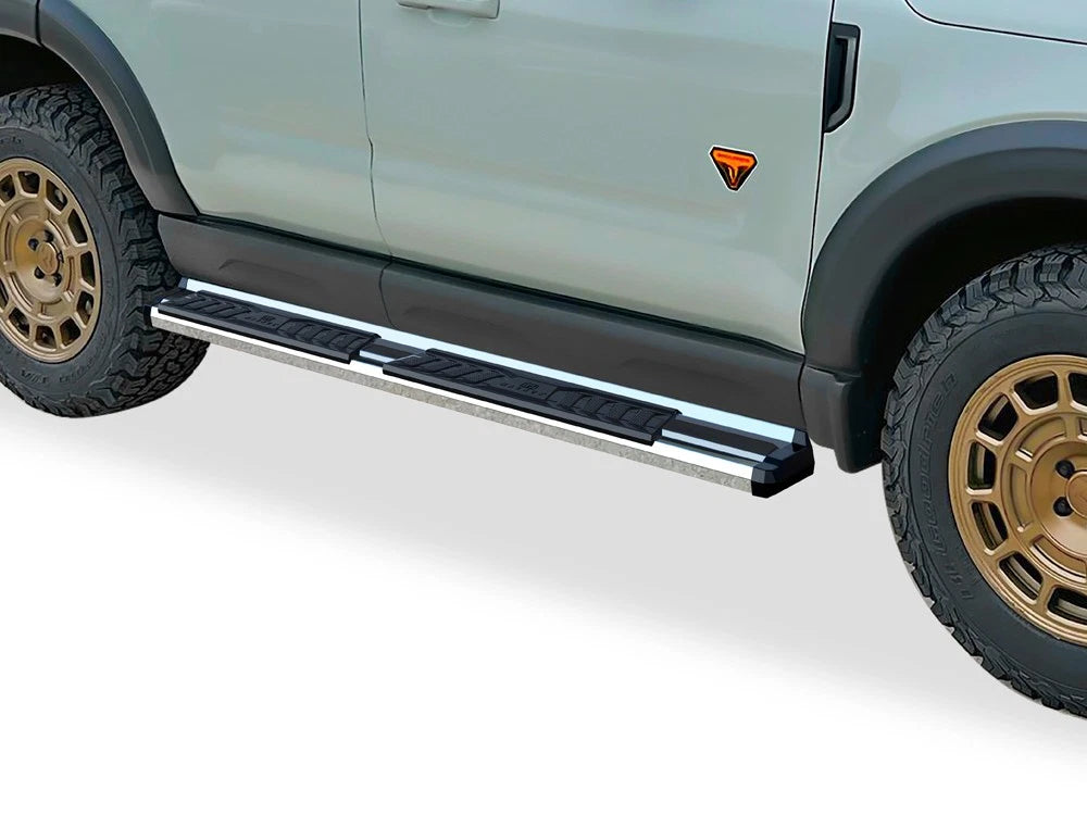 Chrome Board Side Steps for Ford Bronco Sport (2021–2026)