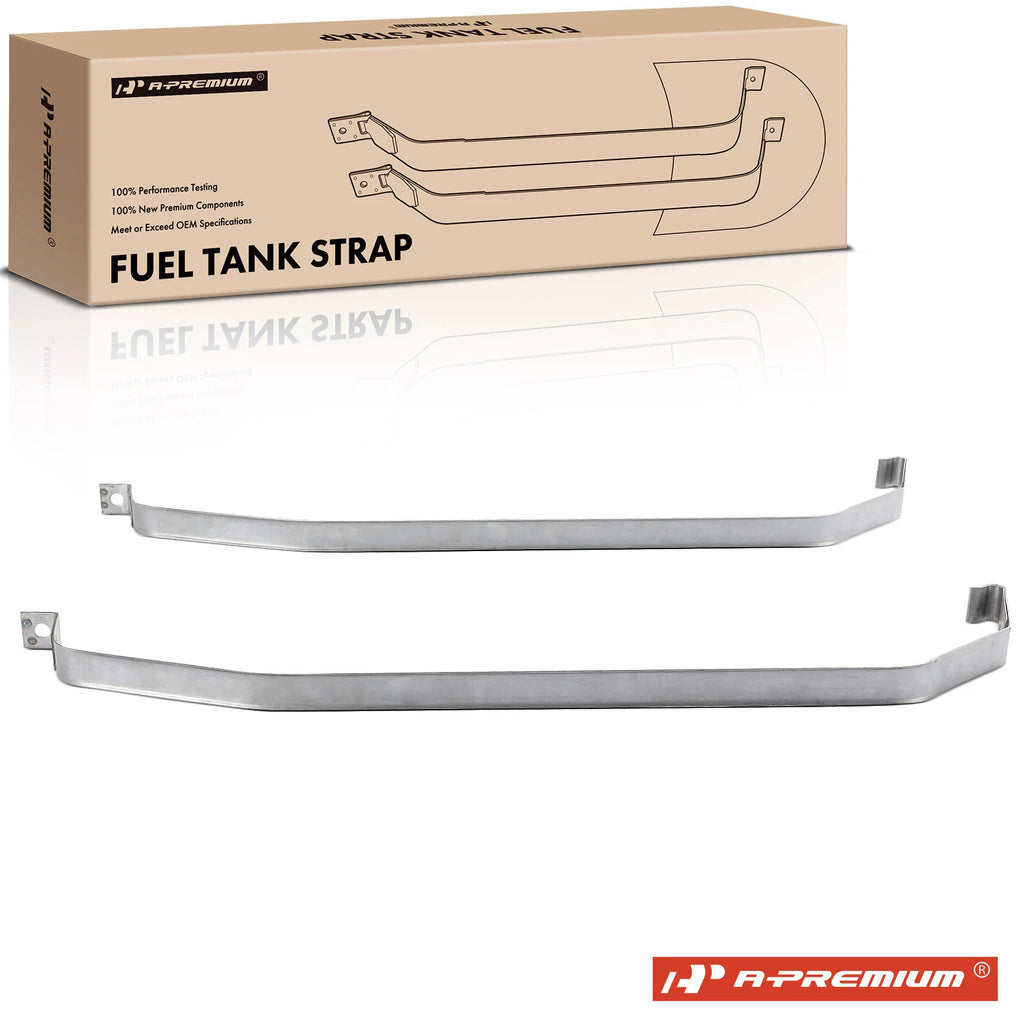 2X Steel Fuel Tank Straps for Ford Custom 300 (1958)
