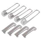 4 x Chrome Door Handle Cover Caps for Dodge Ram 1500 2500 3500 4500 (2009-18)