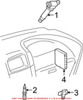 Genuine OEM Iridium Spark Plug for Lexus ES300 GS400 GX470 SC430 (1992–2006)