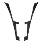 2X Console Panel Cover Trim Carbon Fiber for Infiniti Q50 Q60 (2013–2019)