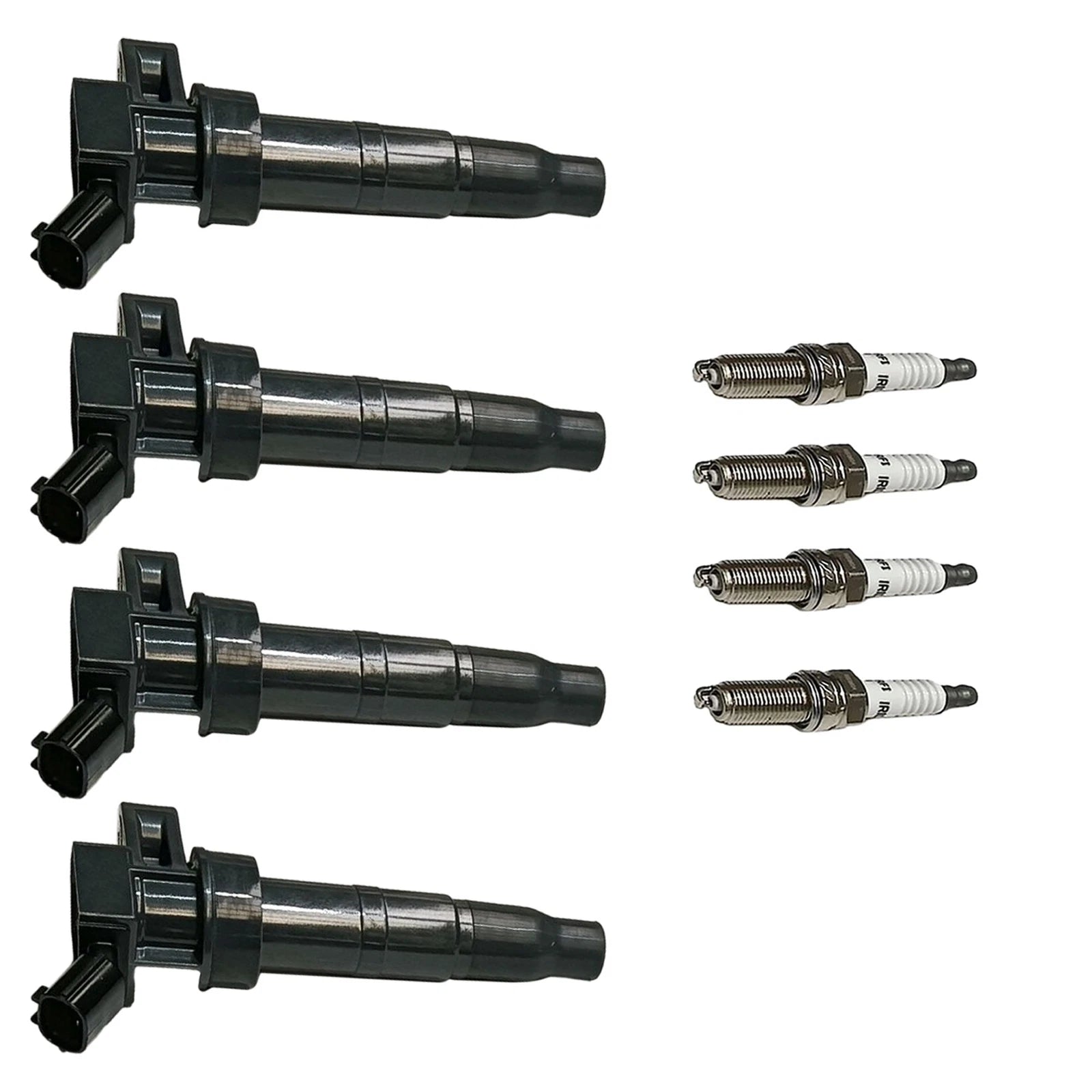 Set of 4 Ignition Coils & Spark Plugs for Kia Optima (2011-2015) Turbo