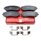 TRW Pro Front Ceramic Slotted Brake Pads for Chrysler 300 Dodge Charger Magnum (2005–2010)