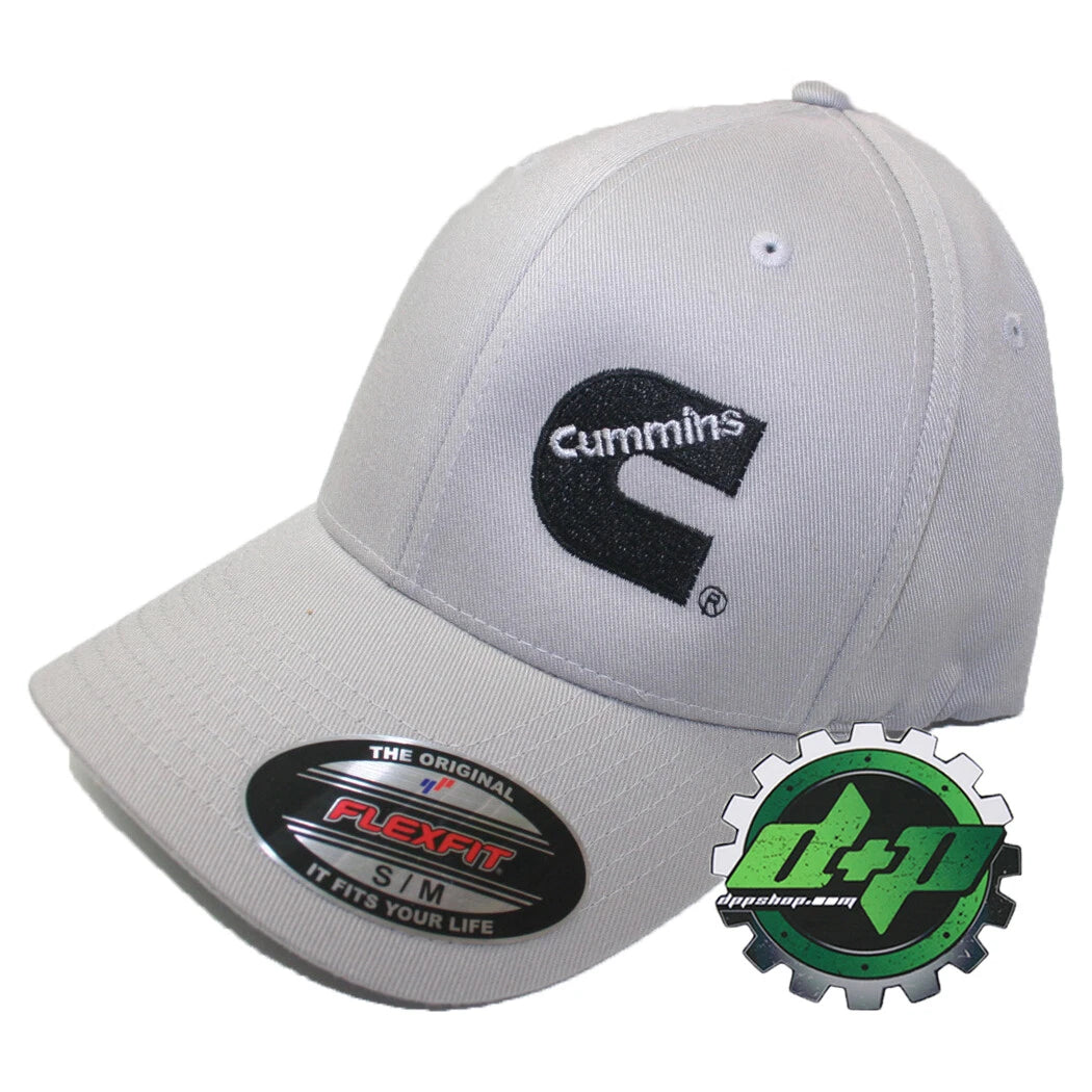 S/M Silver Cummins Flexfit Hat for Ram (Fits )