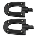 Matte Black Footpegs for Harley Road King, Street Glide (2009-2023)