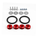 JDM Aluminum Quick Release Fastener Kit for Racing Car