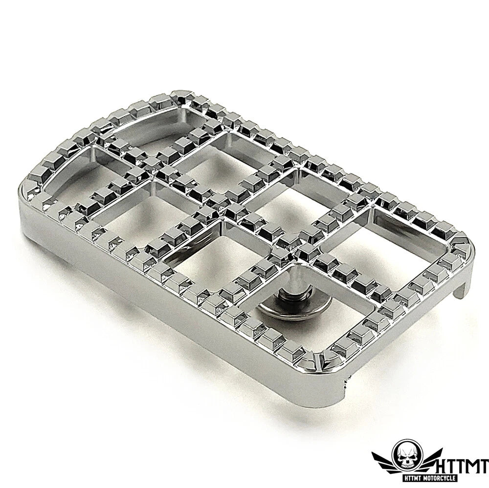 Chrome Brake Pedal Pad for Harley Dyna (2014–2016) & Softail Touring (1986–2017)