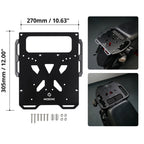 Rear Luggage Rack Plate Carrier Bracket Kit for Kawasaki KLR650 (2008–2018)