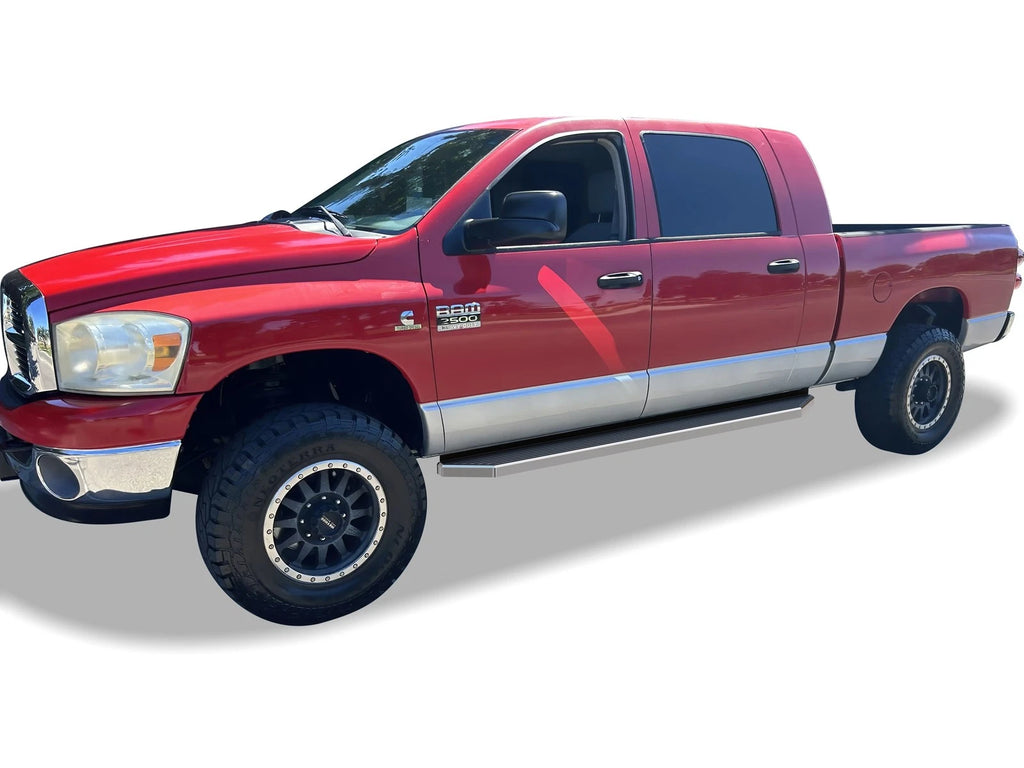 Set of 2 Polished 6" Side Steps for Dodge Ram 1500 2500 3500 (2006-2008)