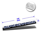 Polished Metal 3D Decal Blue Emblem for Toyota Mini Ford