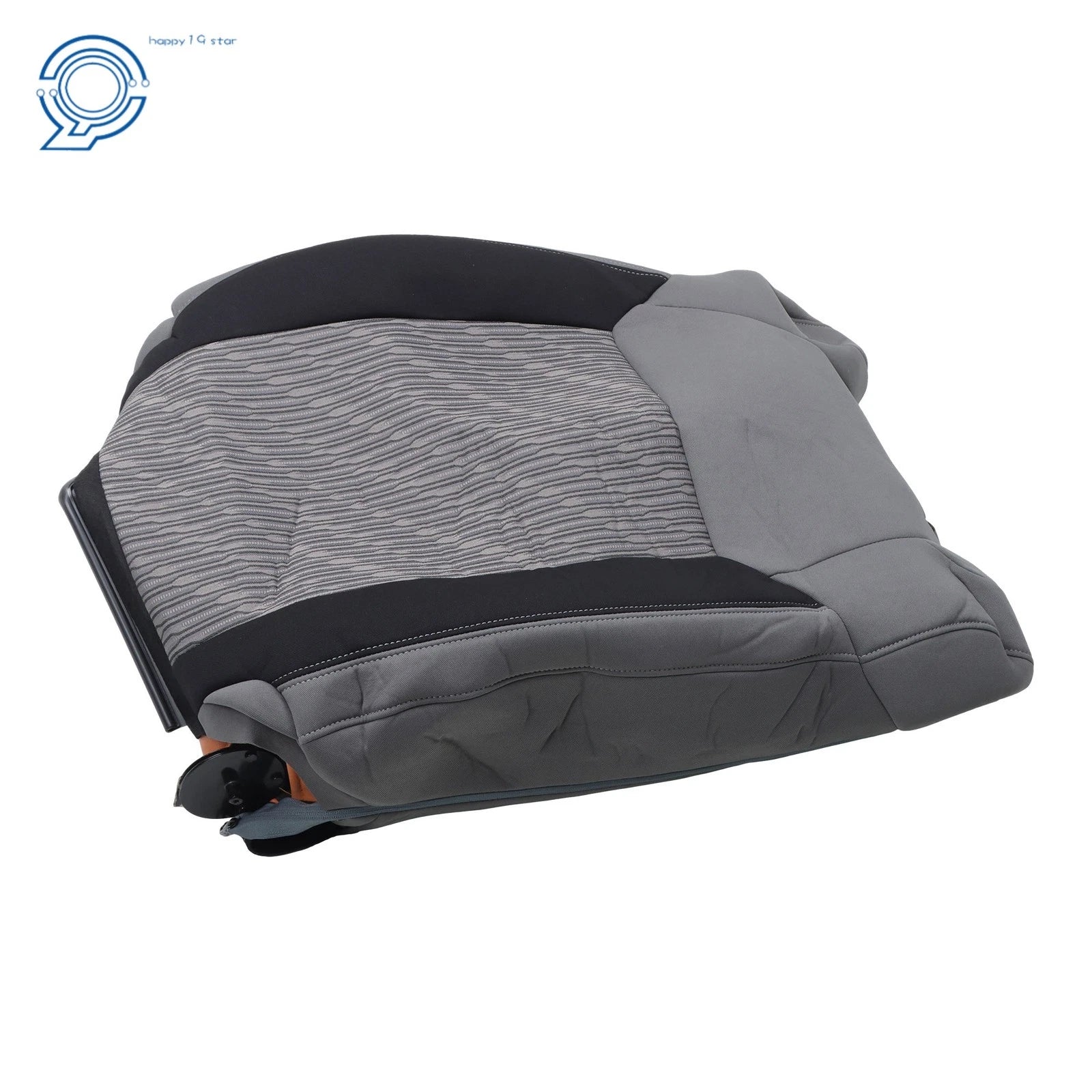 Front Passenger Top Seat Cover for Toyota Tundra (2014–2021) Cloth Gray/Black