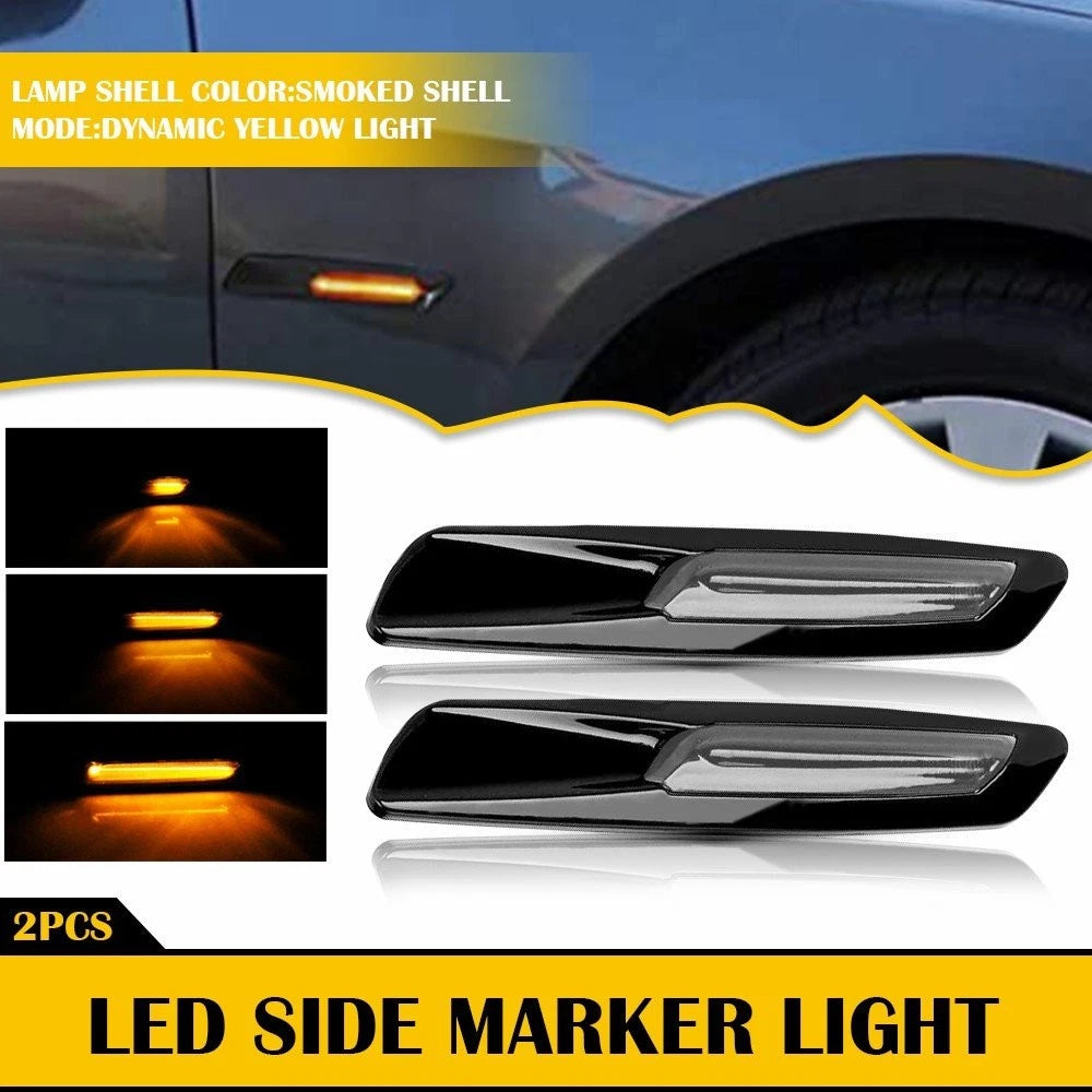 Side LED Indicator Repeater Light for BMW 1 3 5 Series (E82 E88 E61 E93)