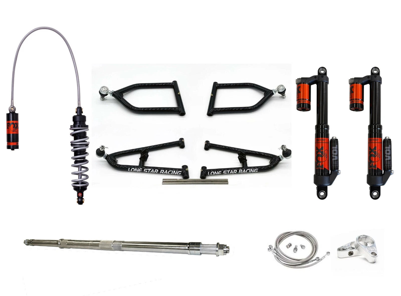 Lonestar Sport A-arms & Fox EVOL RC2 Shocks for Raptor 700 (2006–2019)