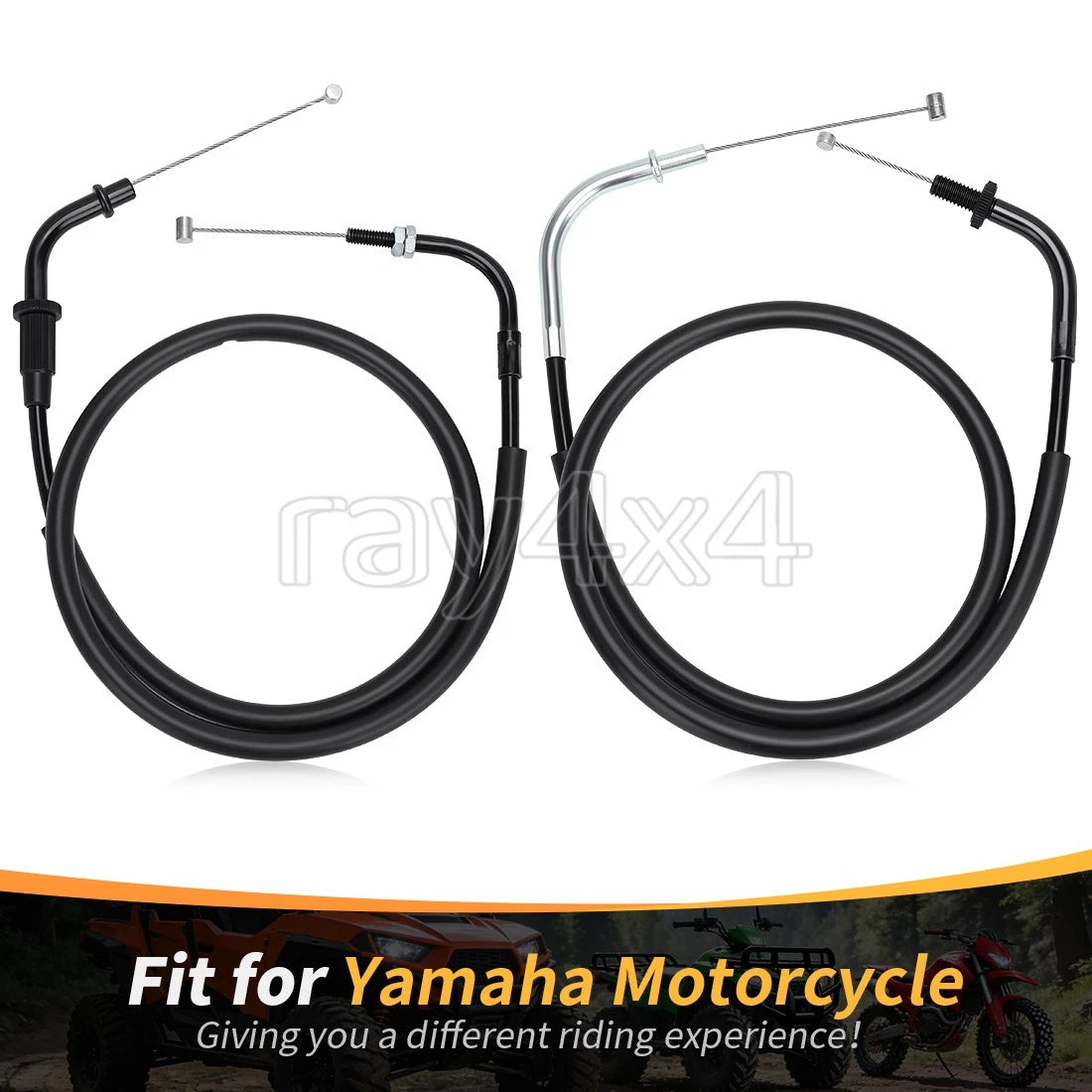 Throttle Cable Set for Yamaha Virago 535 XV535 (1987–1994) 3JC-26311-00-00 3JC-26312-00-00