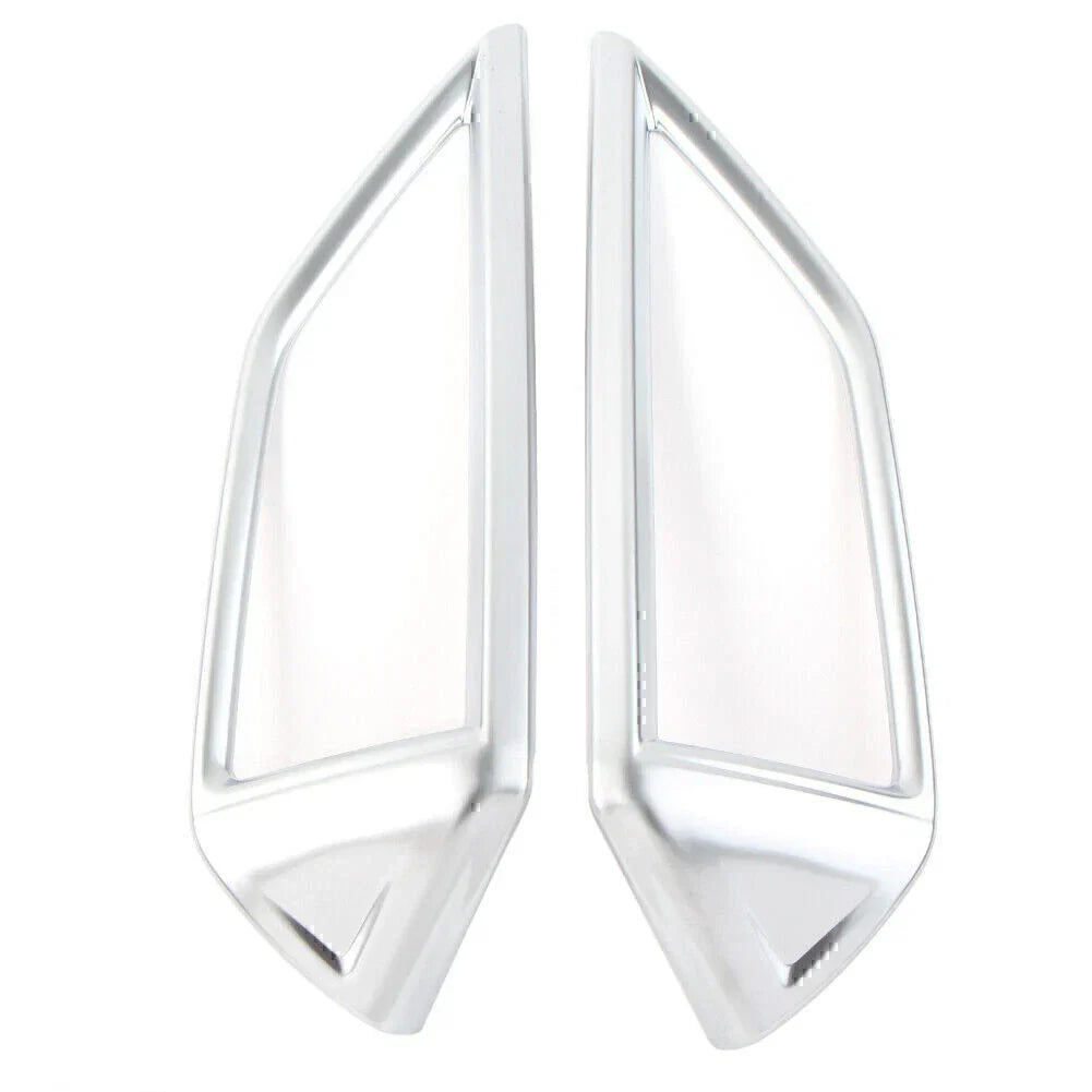 Matte Silver Front Middle Air Vent Covers for Subaru Forester (2019-2022)