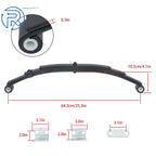 Leaf Spring Suspension Kit for 5000lbs Trailer Axle (2500lbs)