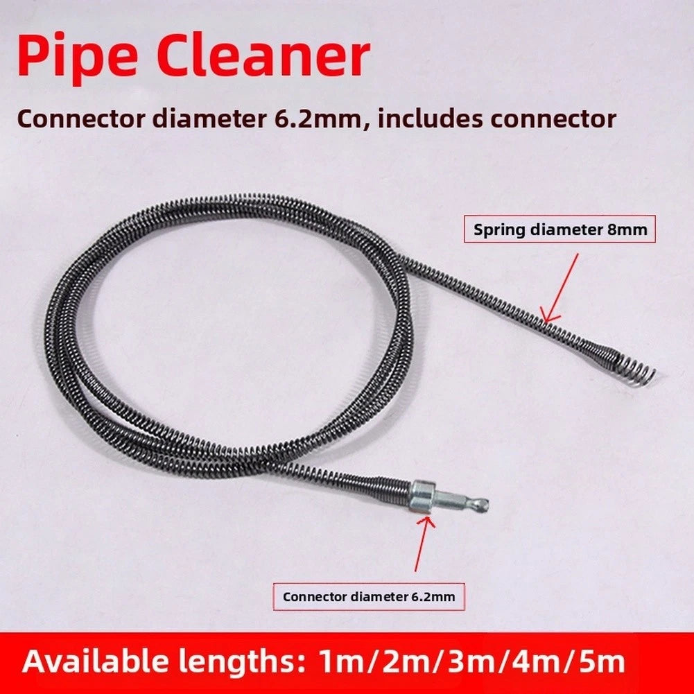 8mm Plumbing Snake Tool for Toilets, Sinks, Bathtubs, Floor Drains