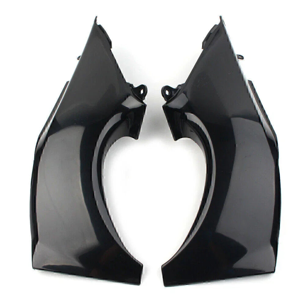 Black ABS Air Duct Tube Covers for Kawasaki ZX12R (2000-2001)