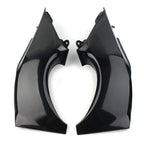 Black ABS Air Duct Tube Covers for Kawasaki ZX12R (2000-2001)