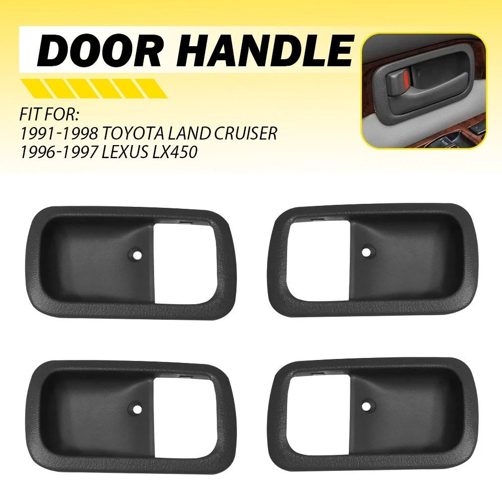 Set of 2 Inner Door Handle Bezels for Toyota Land Cruiser Lexus LX450