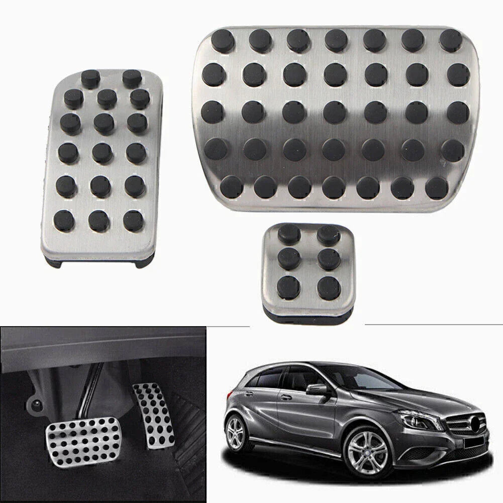 Gas Throttle Brake Pedal Covers for Benz V-Class V250 V260 (2009-2018)
