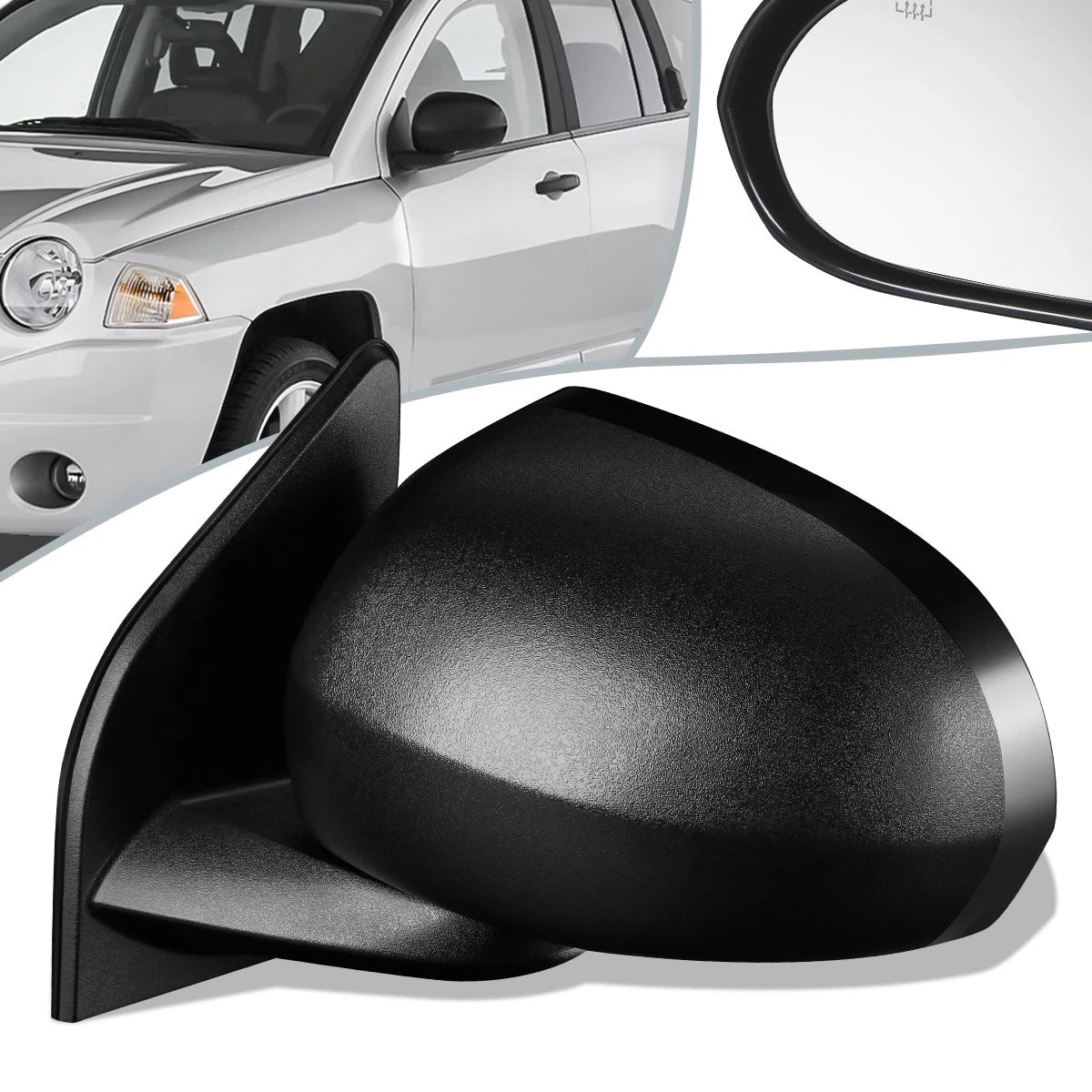Power Heated Side Door Mirror for Jeep Compass (2007–2010) CH1320262