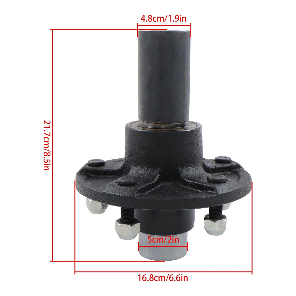 Wheel Hub Kit for 5 on 5.5" Spindle (Pre-Assembled)