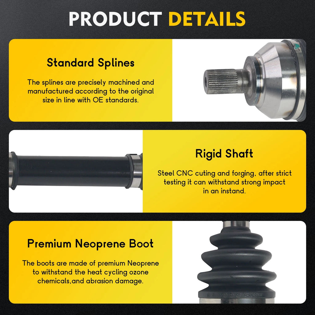 CV Axle Shaft Assembly for Volvo V50 C30 C70 (2008–2013) Front Right
