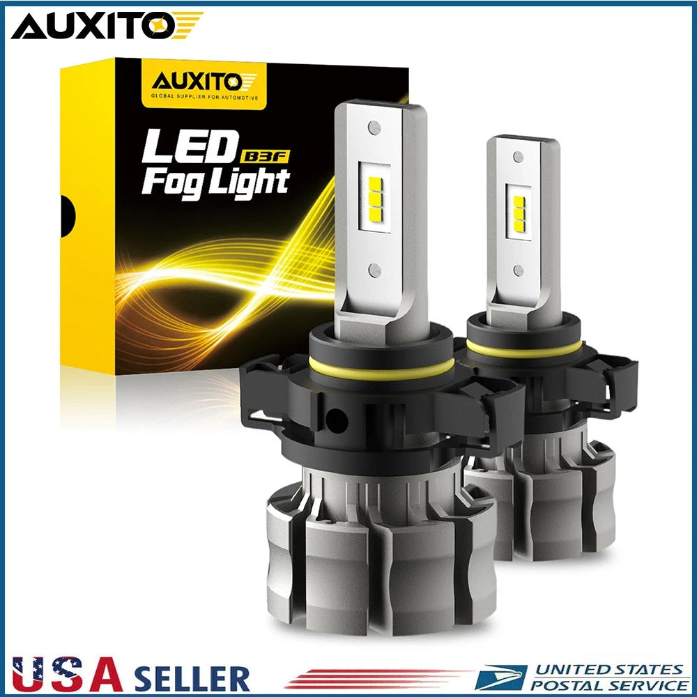 2X White Bright LED Fog Light Bulbs 5202 for Chevy Silverado 1500 2500 HD (2007–2015)