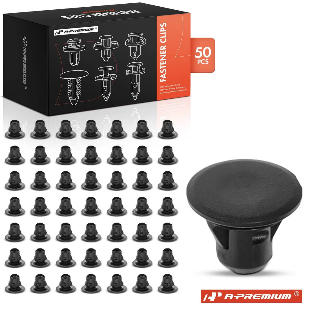 Set of 50 Nylon Black Tailgate Trim Clips for BMW X3 X4 (2018–2023)