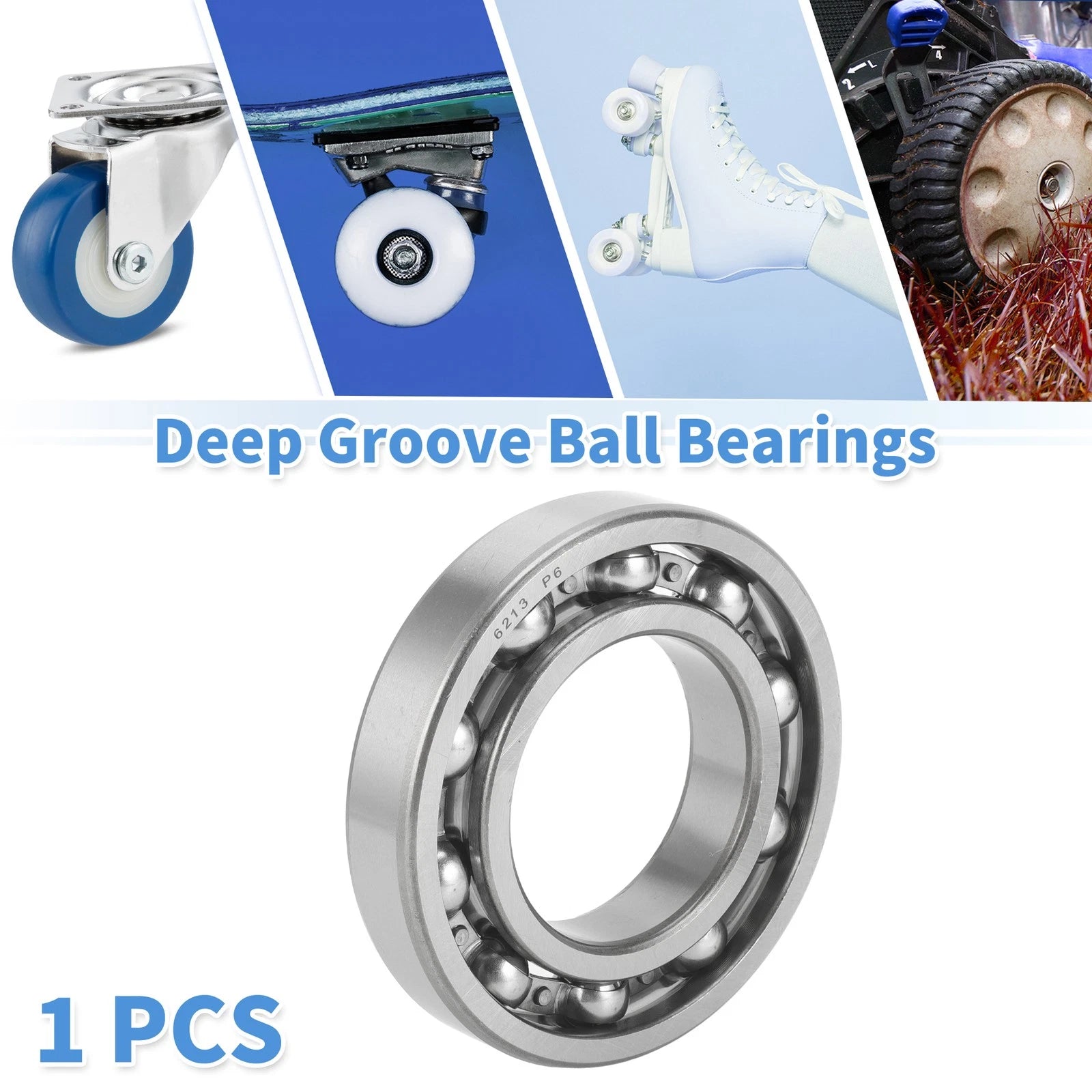 Deep Groove Ball Bearing 65x120x23mm for Scooter Skateboard (1 Pc)