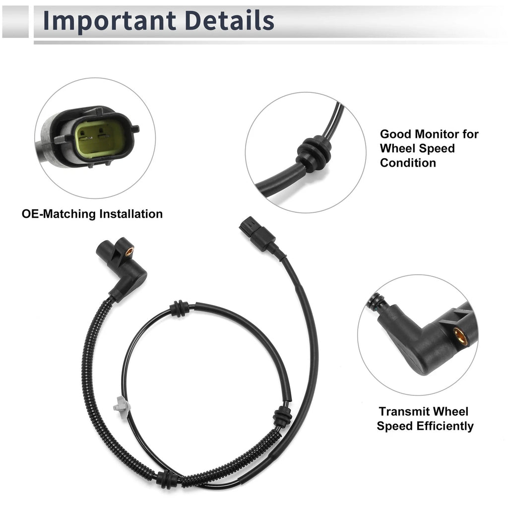 ABS Wheel Speed Sensor No. 95670FD100 for Kia Rio (2003–2005)