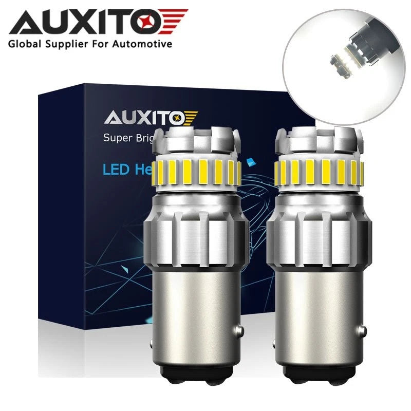 2X 1157 LED Turn Signal Brake Reverse Parking Light Bulb for (6500K)