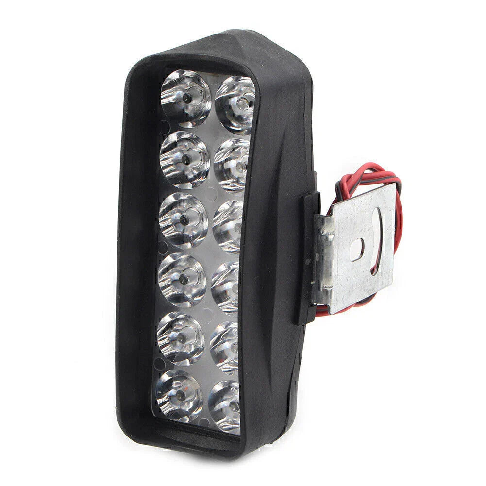 12-LED White Fog Light Headlamp for Motorcycle UTV ATV