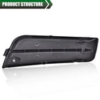 Set of 2 Front Bumper Fog Light Covers for Chevrolet Cruze (2011–2014)