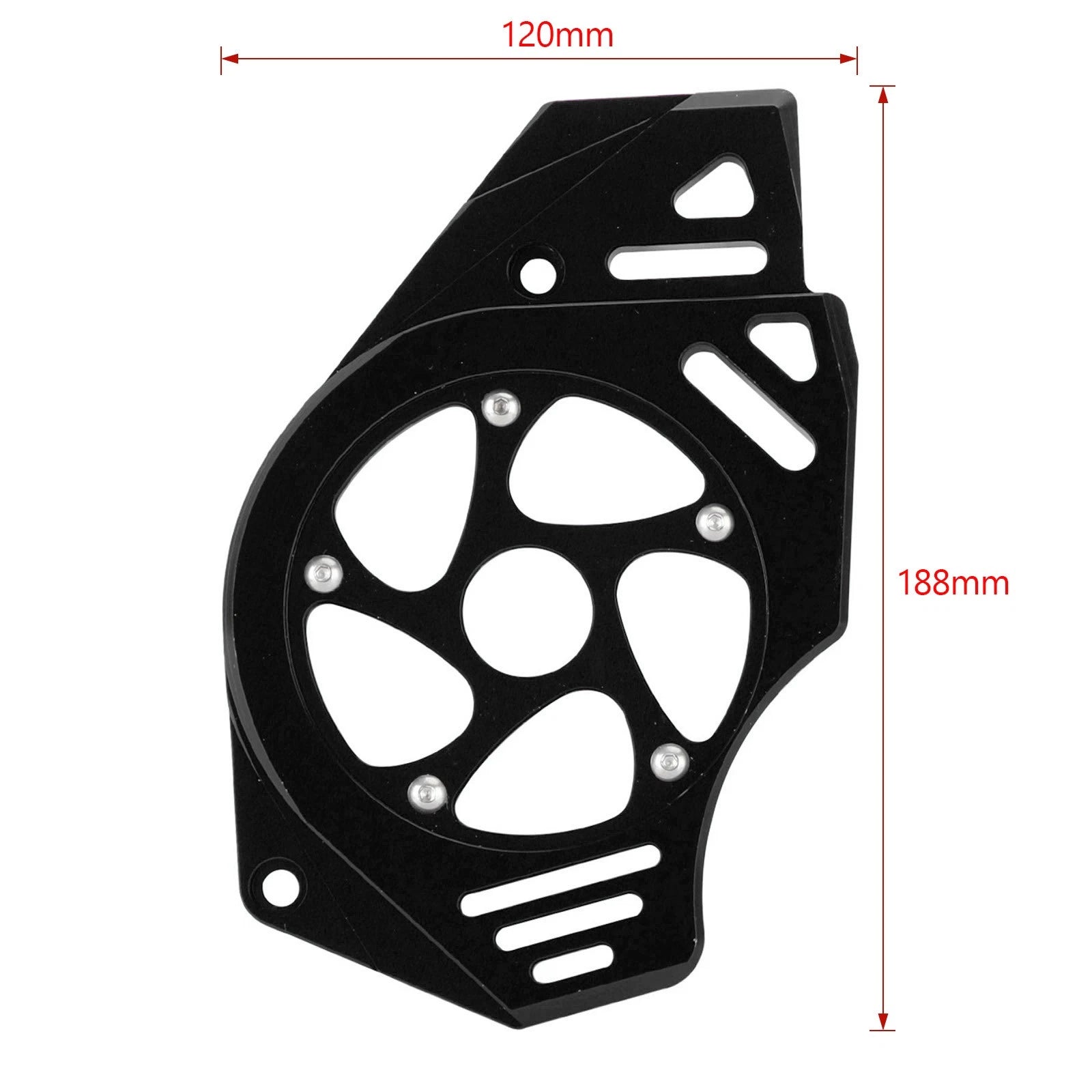 Sprocket Cover Chain Guard for Kawasaki Ninja Vulcan 650 (2012–2018) Black