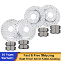 Drilled Rotors & Ceramic Brake Pads for Honda Odyssey (YYYY–YYYY)