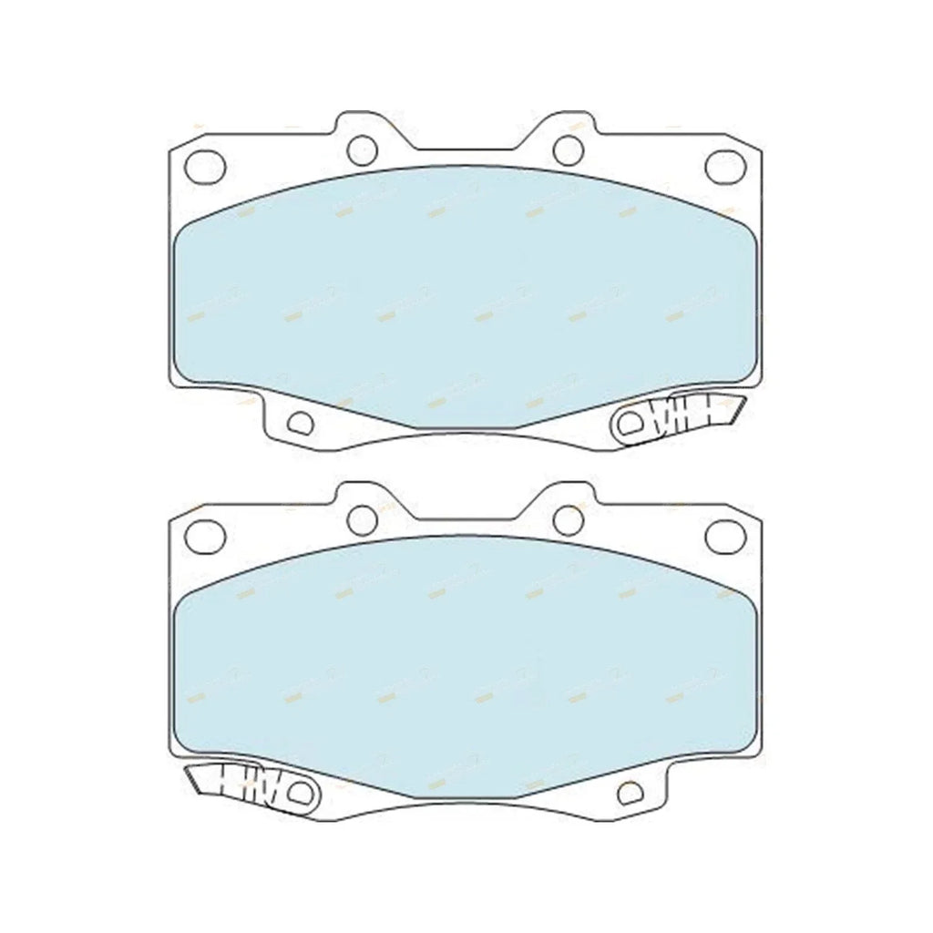 HD Front Disc Brake Pads for Hilux GGN25 KUN25 KUN26 TGN26 (2005–2016)